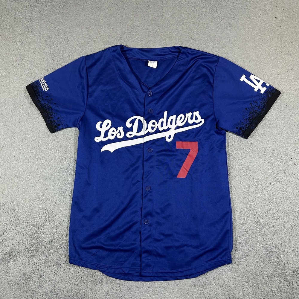 Julio Urias #7 Los Angeles Dodgers City Connect Jersey Shirt Men's Medium #3841